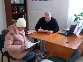 Депутат Покровского районного совета от ВО «Батьківщина» Сергей Беленков провел приём граждан