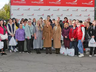 Ольга Бабенко забезпечила продуктовими наборами сім'ї загиблих військовослужбовців, ветеранів війни, пенсіонерів, багатодітні сім'ї та мешканців, які опинилися в складних життєвих обставинах.