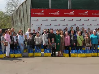 Ольга Бабенко забезпечила продуктовими наборами мешканців Покровського району м.Кривого Рогу, що опинилися в складних життєвих обставинах