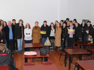 У Криворізькому технологічному фаховому коледжі відзначили студентів та керівництво з нагоди свята.