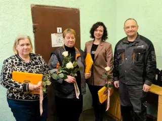 💐 Напередодні Міжнародного жіночого дня триває тепла серія привітань від громадської організації «За рідне місто», яку очолює Ольга Бабенко.