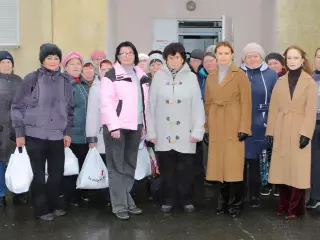 Ольга Бабенко забезпечила продуктовими наборами членів Інгулецької територіальної організації ветеранів.