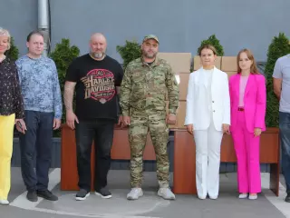 Ольга Бабенко передала нашим захисникам вантаж з медикаментами