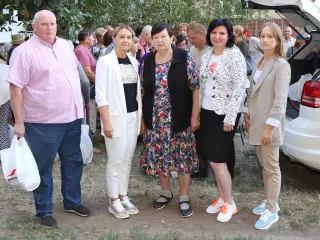 Ольга Бабенко надала продуктові набори мешканцям Інгулецкього району