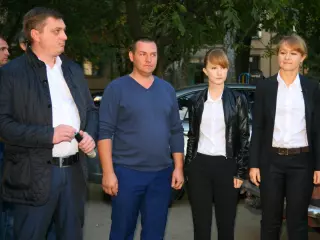 Кандидат на пост мера Кривого Рогу Ольга Бабенко зустрілася з жителями вулиці Електрозаводська