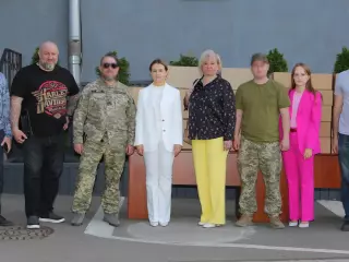 Ольга Бабенко надала військовим гуманітарну допомогу у вигляді медикаментів