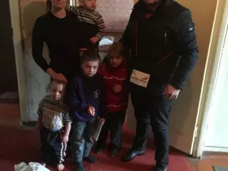 Многодетной семье оказана посильная помощь