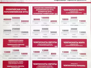 Достойные денежные вознаграждения выдающимся спортсменам Кривого Рога и их тренерам