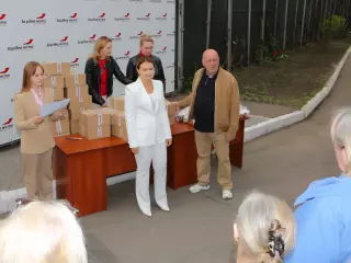 З нагоди святкування Великодня, Ольга Бабенко надала продуктові набори мешканцям Інгулецького району міста Кривого Рогу, що опинилися в складних життєвих обставинах