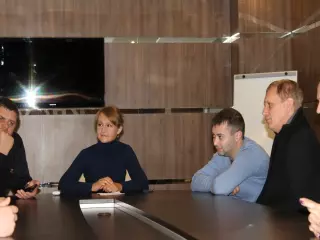 Ольга Бабенко провела нараду з членами своєї команди