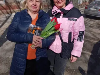 💐 З нагоди Міжнародного жіночого дня триває тепла серія привітань від громадської організації «За рідне місто», яку очолює Ольга Бабенко.