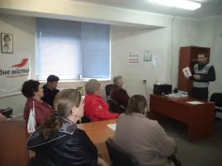 В Терновской организации «ЗА РІДНЕ МІСТО» прошла встреча с активом