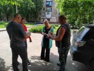 Встреча с жителями Каштановой