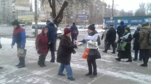 Сегодня мобильные группы партии «Батьківщина» работали во всех районах города Кривого Рога