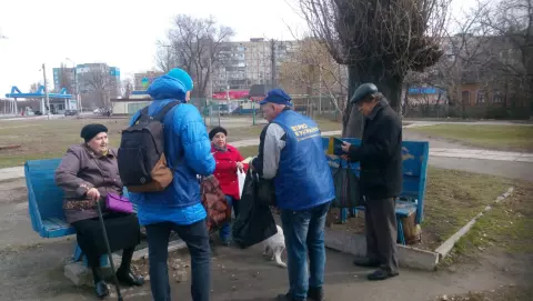 Ежедневно мобильные группы команды ВО «Батьківщина» работают на улицах Кривого Рога