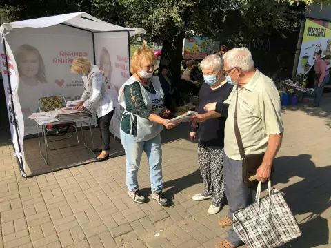 Щодня на наметах Ольги Бабенко обговорюються дуже важливі та хвилюючі кожного криворіжця питання